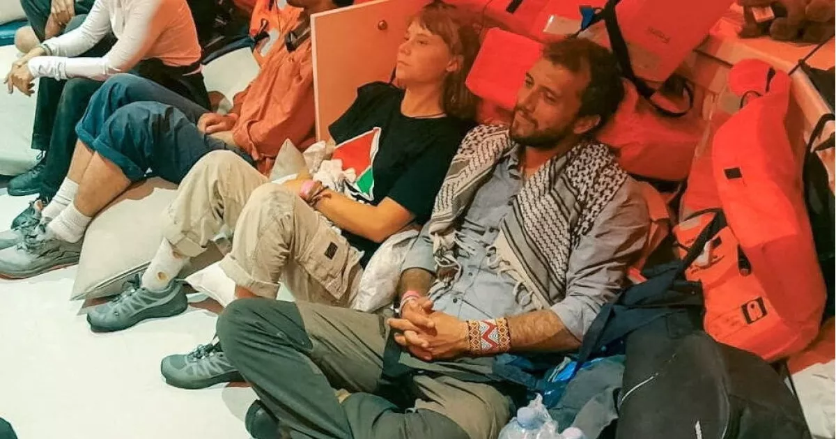 Israeli forces intercepted Gaza flotilla activists' boats miles from Gaza coast.