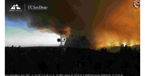 California’s Park Fire generated suspected fire tornadoes. Here’s how.