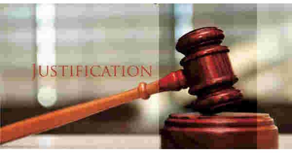 Justification Meaning and Definition