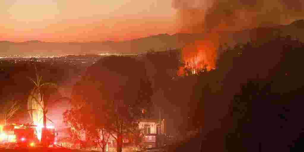 Fast-growing California wildfires destroy homes, send residents scrambling for safety 