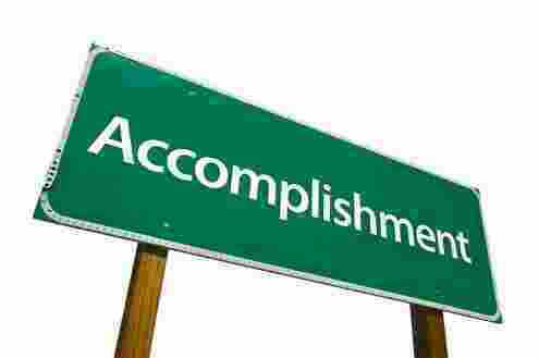 Accomplishment Meaning and Definition