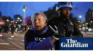‘Not like other Passovers’: hundreds of Jewish demonstrators arrested after New York protest seder 