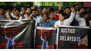 Indian medics refuse to end protests over doctor's rape and murder