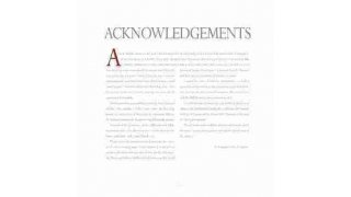 Acknowledgements Meaning and Definition