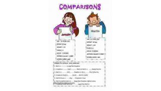 Comparisons Meaning and Definition