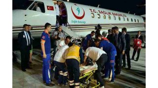 Injured Albanian female police entrusted to Turkish physicians